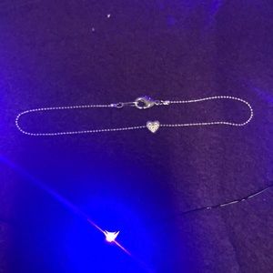 Heart anklet